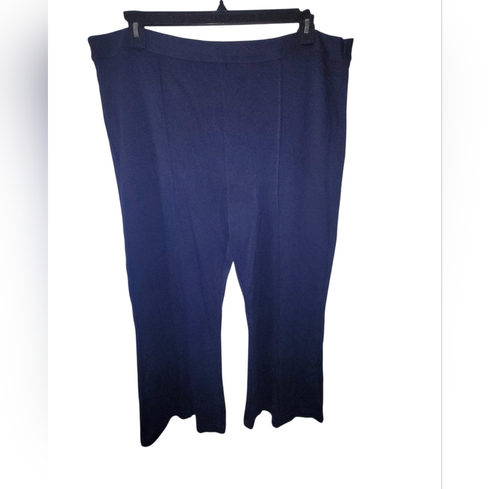Tuckernuck X Atlantic Pacific Pants XXXL Penny Kick Flare Navy Blue High Rise - Picture 4 of 8